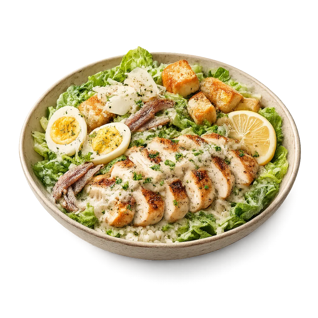 Caesar Salad dish at Noonplate restaurant
